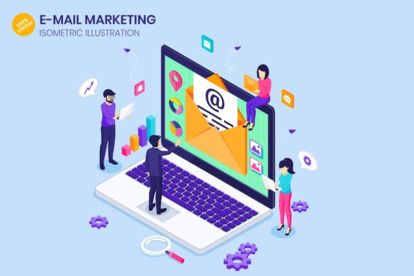 Choosing the Right Visual Strategy: A Guide to Isometric E-mail Marketing Illustration