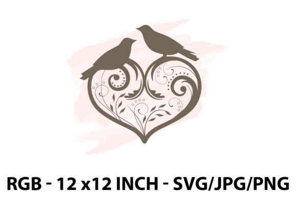 Designing Connection: The Versatility of Two Birds on a Heart Branch in Modern Creativity