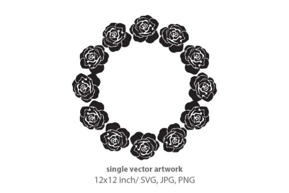 Elevating Design Projects with the Versatile Roses Round Ornament Frame