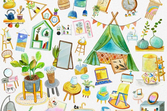 Elevating Digital Aesthetics: The Strategic Power of Watercolor Modern Boho and Hand Drawn Elements