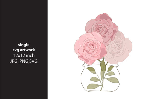 Evaluating the Bouquet of Roses Digital Graphic for Creative Projects