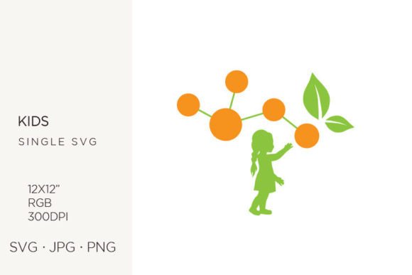 Integrating Girl and Molecules with Green Leaves into Professional Creative Workflows