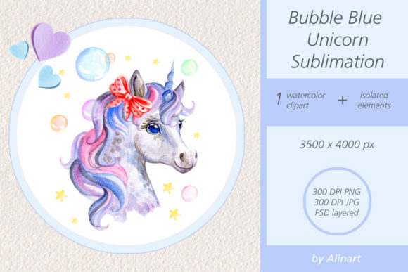 Integrating Watercolor Bubble Unicorn Sublimation into Professional Design Workflows