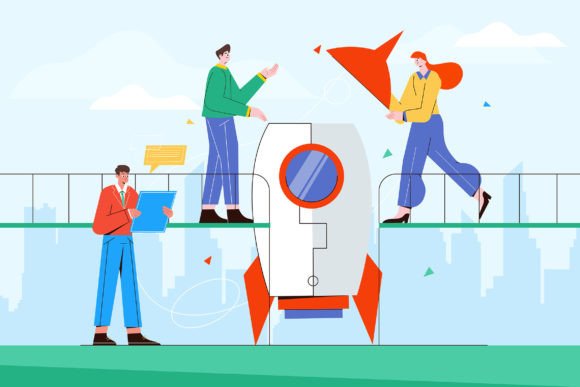 Launching Success: The Power of the Team Building a Rocket Concept in Modern Design