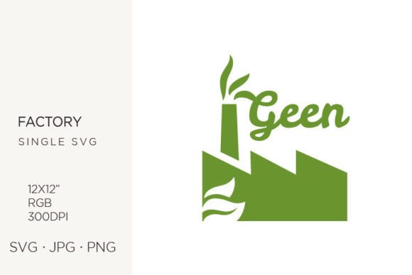 Mastering Your Design Projects with Word Green with Leaves and Factory Build Assets