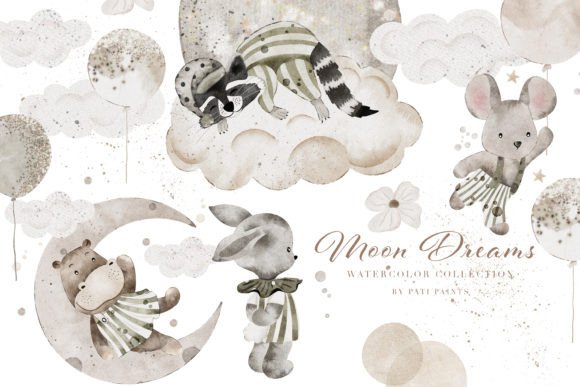 Moon Dreams Watercolor Collection: A Practical Guide to High-Quality Digital Assets