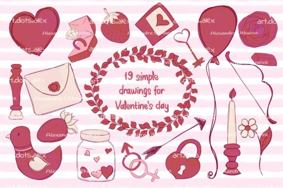 Valentines Day Set Illustration: A Practical Asset for Seasonal Design Projects
